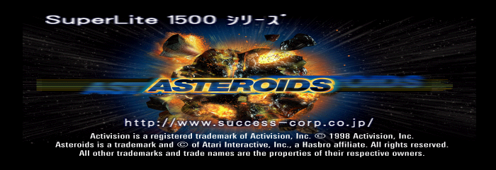 Play <b>SuperLite 1500 Series - Asteroids</b> Online